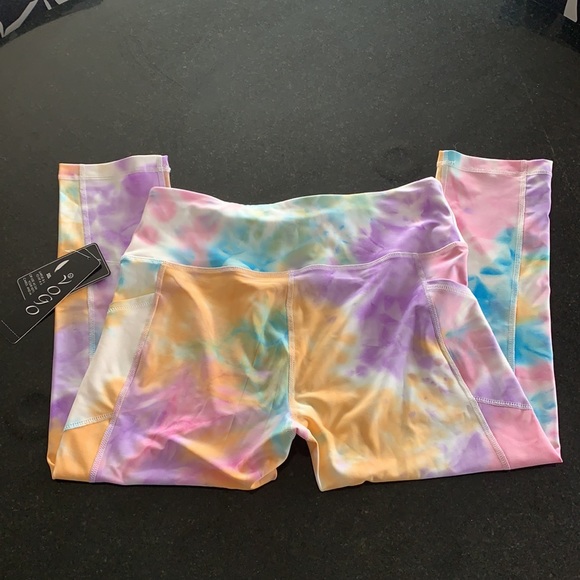 Vogo pastel capri sport leggings with side pockets - Picture 5 of 10